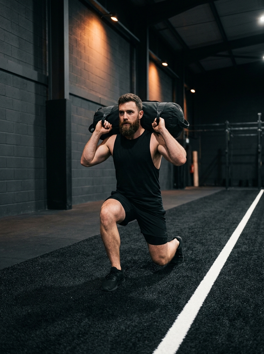 Sandbag Lunges